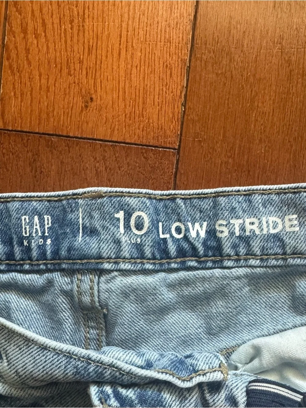 GAP Low Stride Distressed Jeans